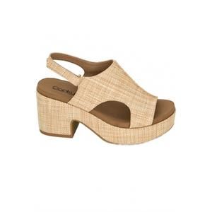 NEW CORKYS FOOTWEAR women's miss carley sandal in raffia